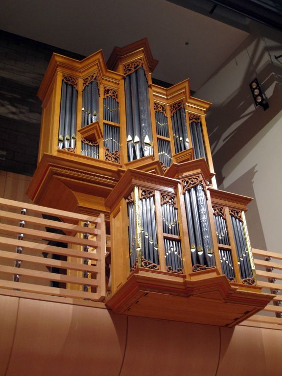 The organ in it's current home at Sonoma State University