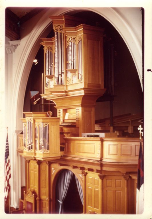 The organ in 1972